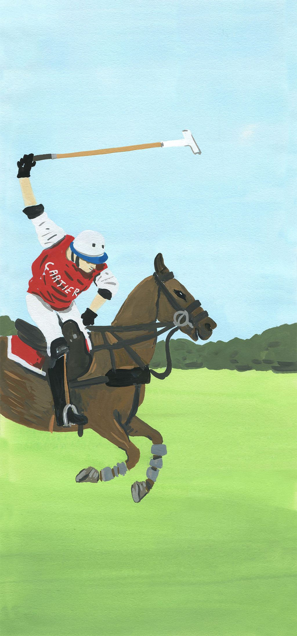 CARTIER MYKONOS - Illustration by KONSTANTIN KAKANIAS