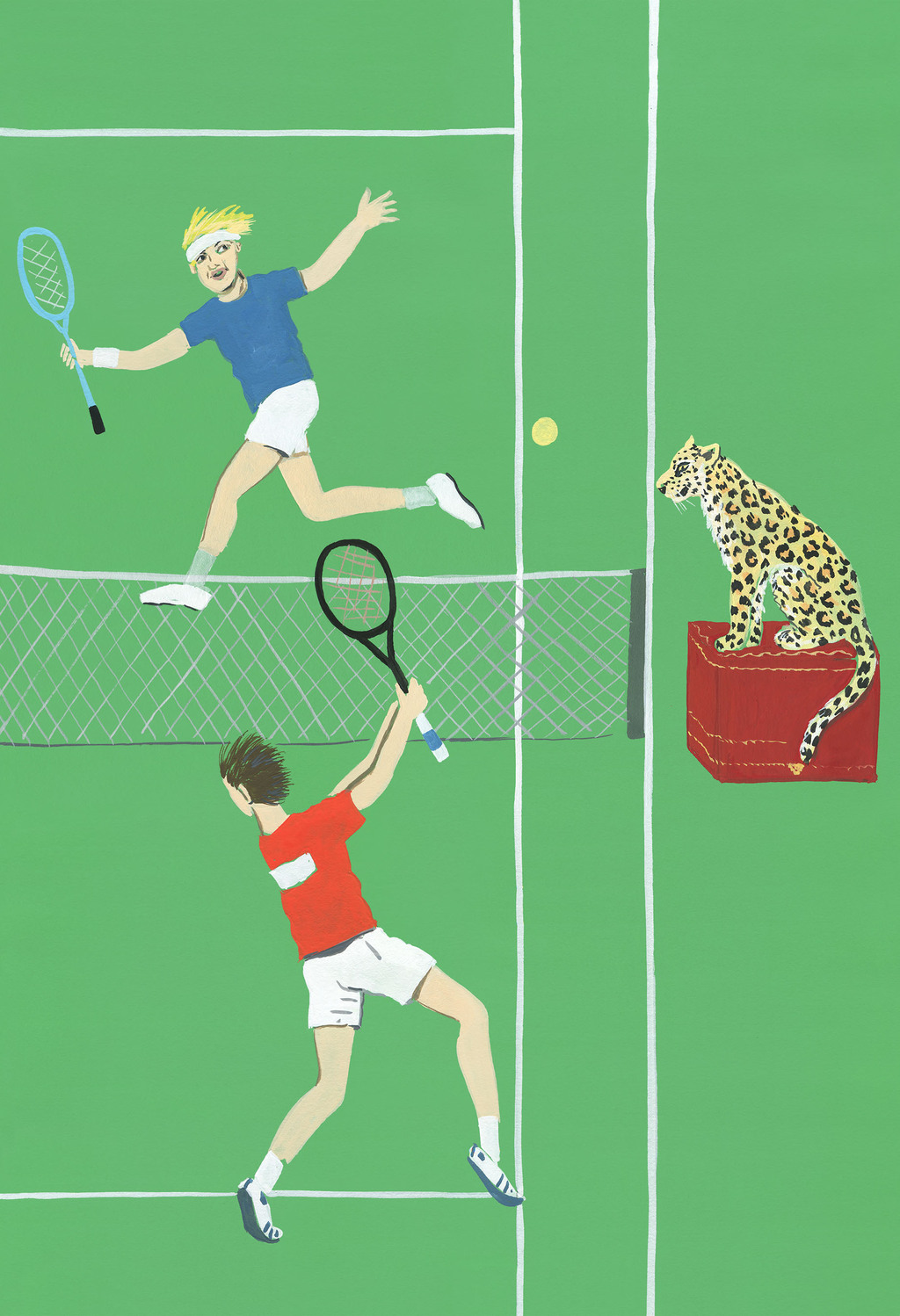 CARTIER MYKONOS - Illustration by KONSTANTIN KAKANIAS