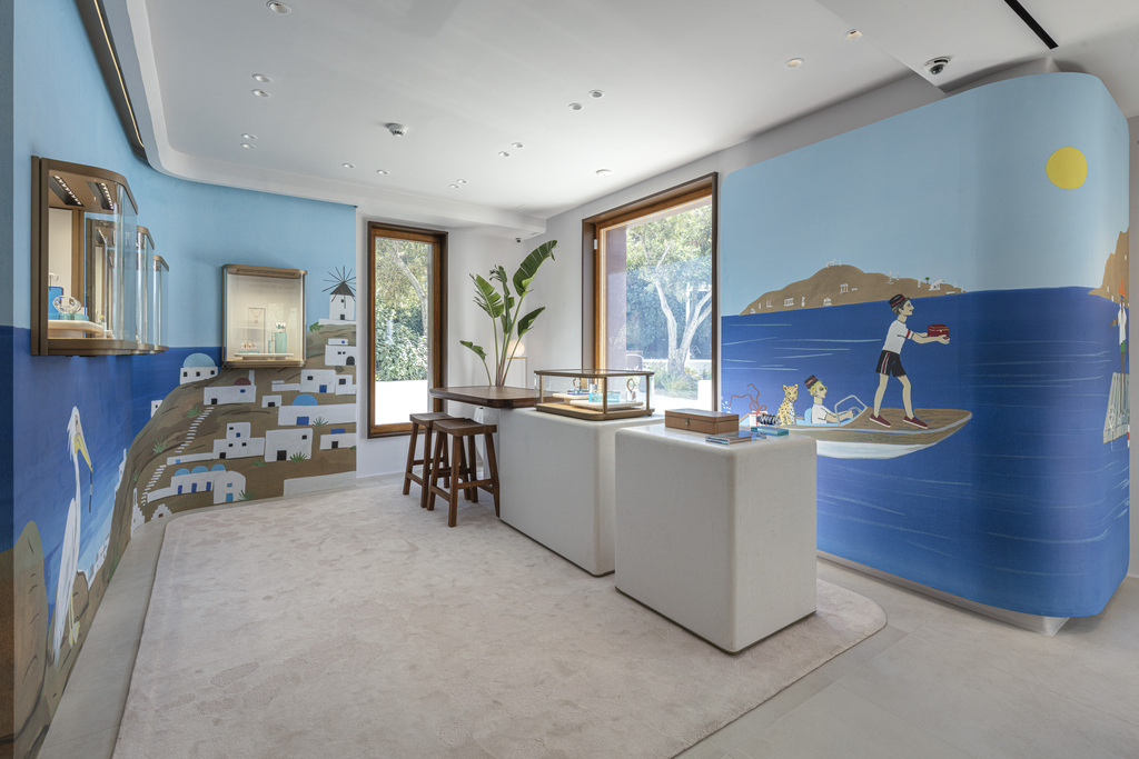 CARTIER MYKONOS - Illustration by KONSTANTIN KAKANIAS