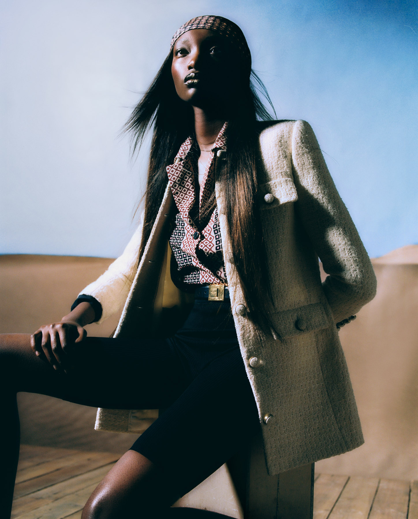 VOGUE UKRAINE x YVES SAINT LAURENT - Set Design by ANNA SBIERA