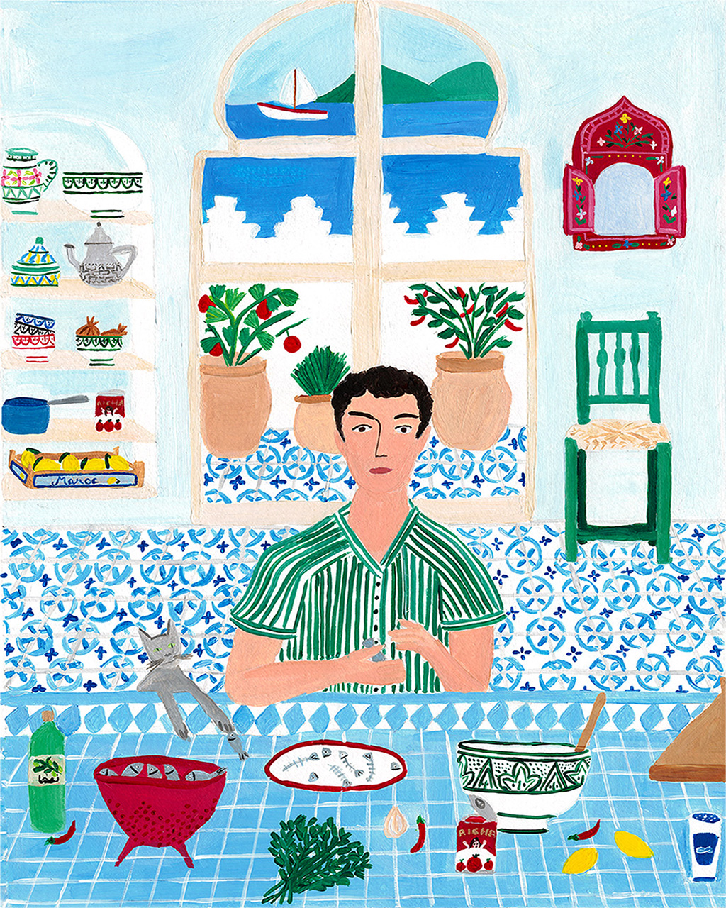 FOOD - Illustration by MYRIAM AU CITRON